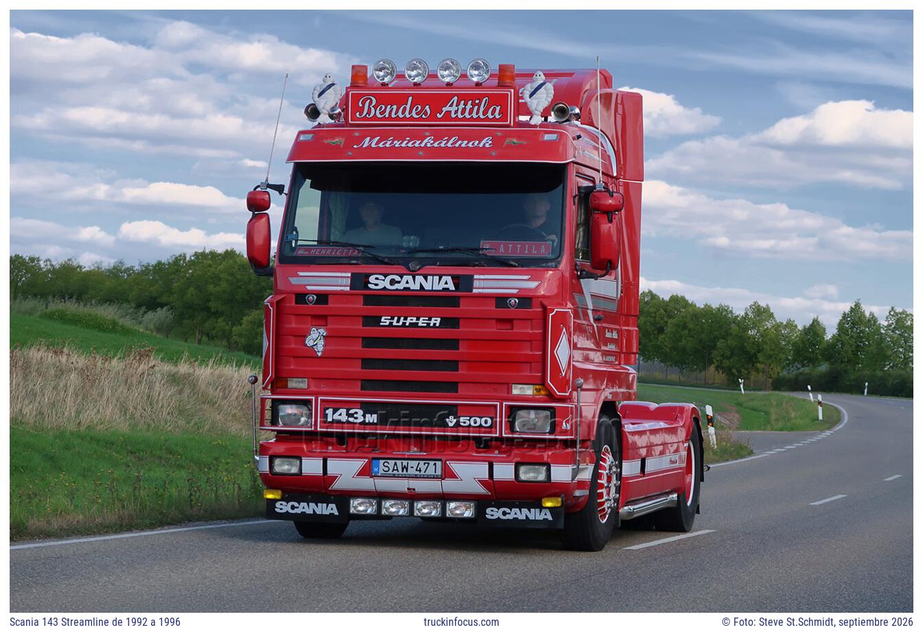 Scania 143 Streamline de 1992 a 1996 Foto septiembre 2026