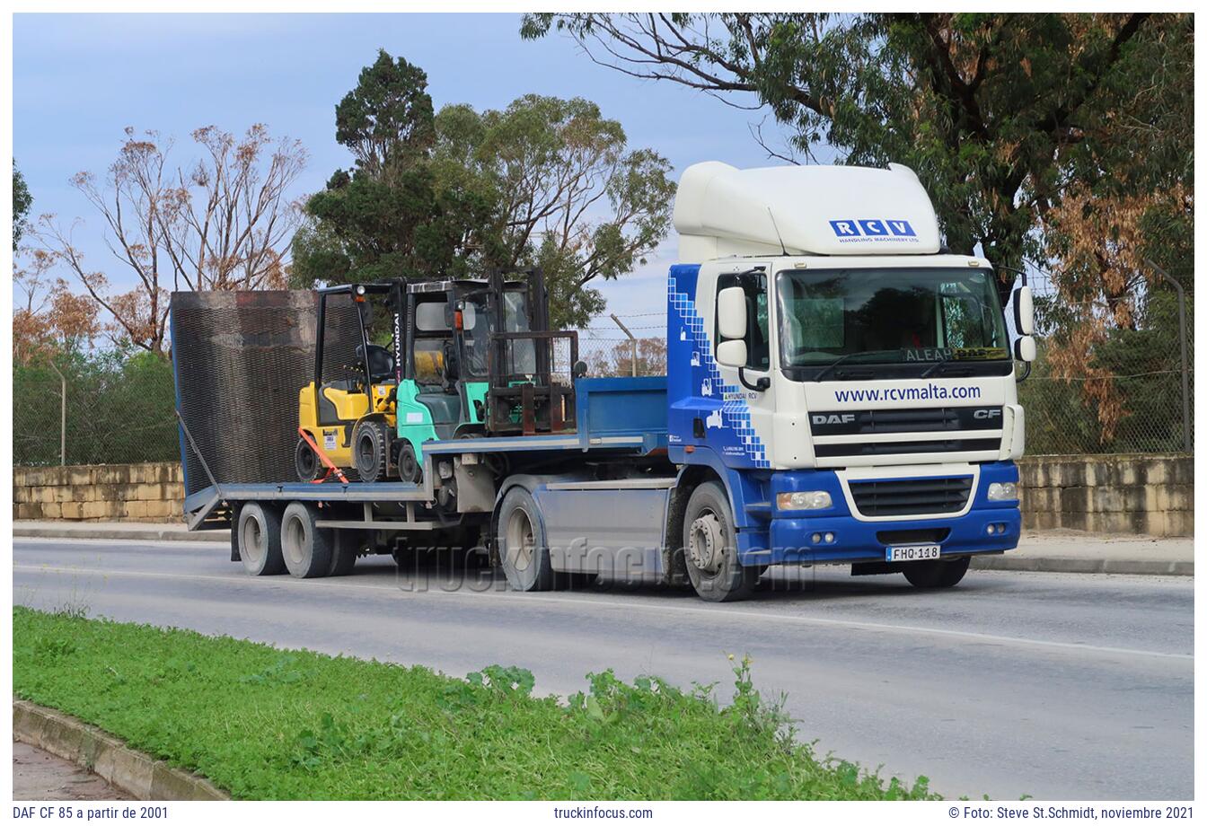 DAF CF 85 a partir de 2001 Foto noviembre 2021