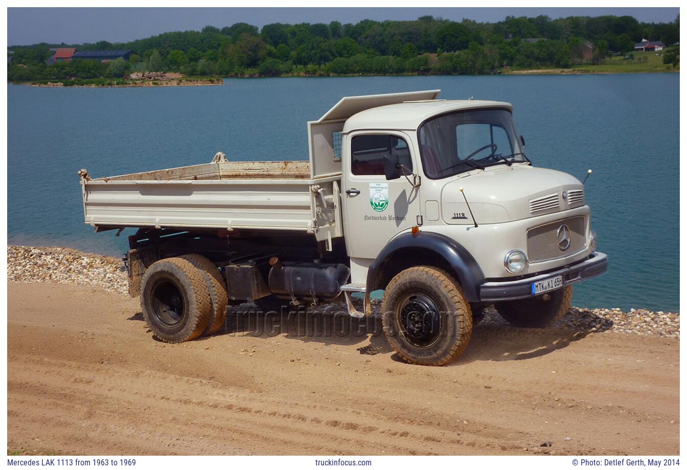 Mercedes LAK 1113 from 1963 to 1969 Photo May 2014