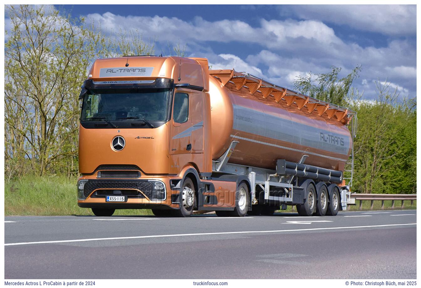 Mercedes Actros L ProCabin à partir de 2024 Photo mai 2025