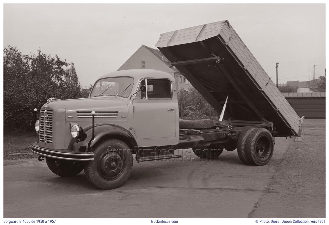 Borgward B 4000 de 1950 à 1957 Photo vers 1951