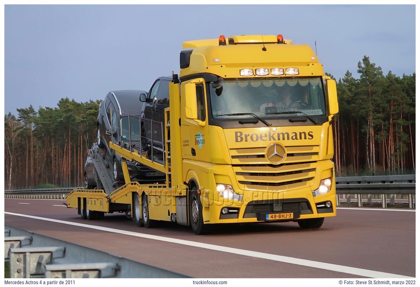 Mercedes Actros 4 a partir de 2011 Foto marzo 2022