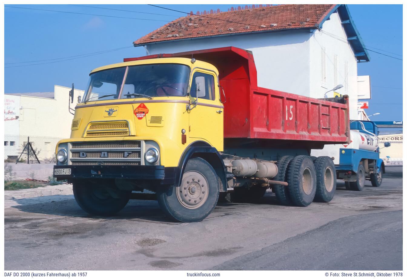 DAF DO 2000 (kurzes Fahrerhaus) ab 1957 Foto Oktober 1978