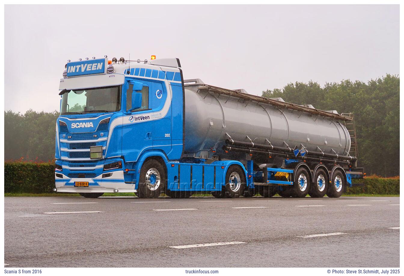 Scania S from 2016 Photo July 2025