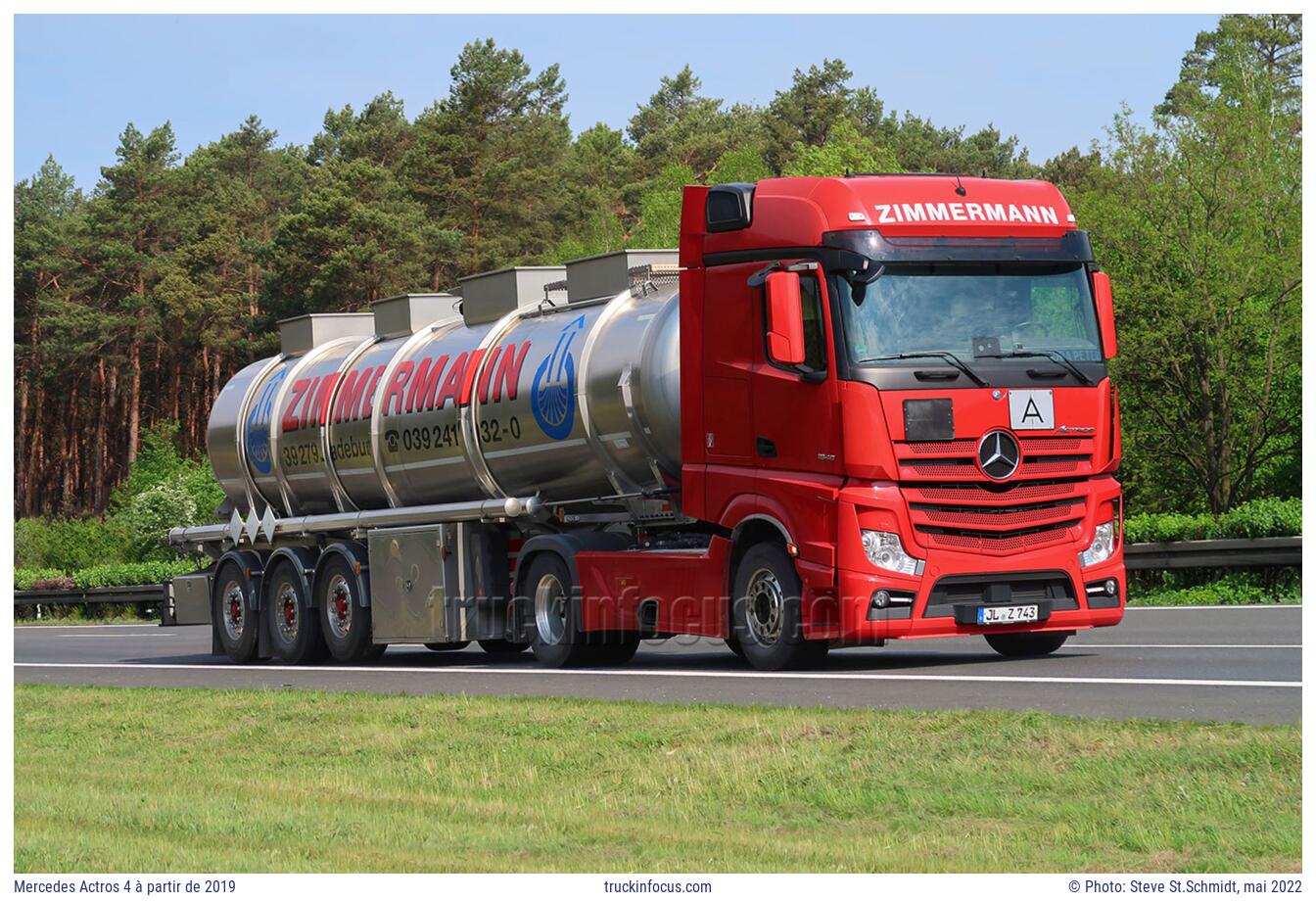 Mercedes Actros 4 à partir de 2019 Photo mai 2022