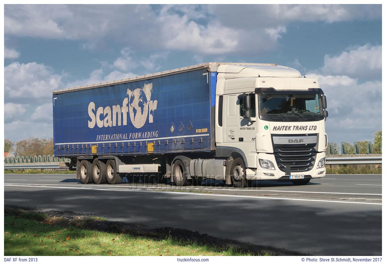 DAF XF from 2013 Photo November 2017