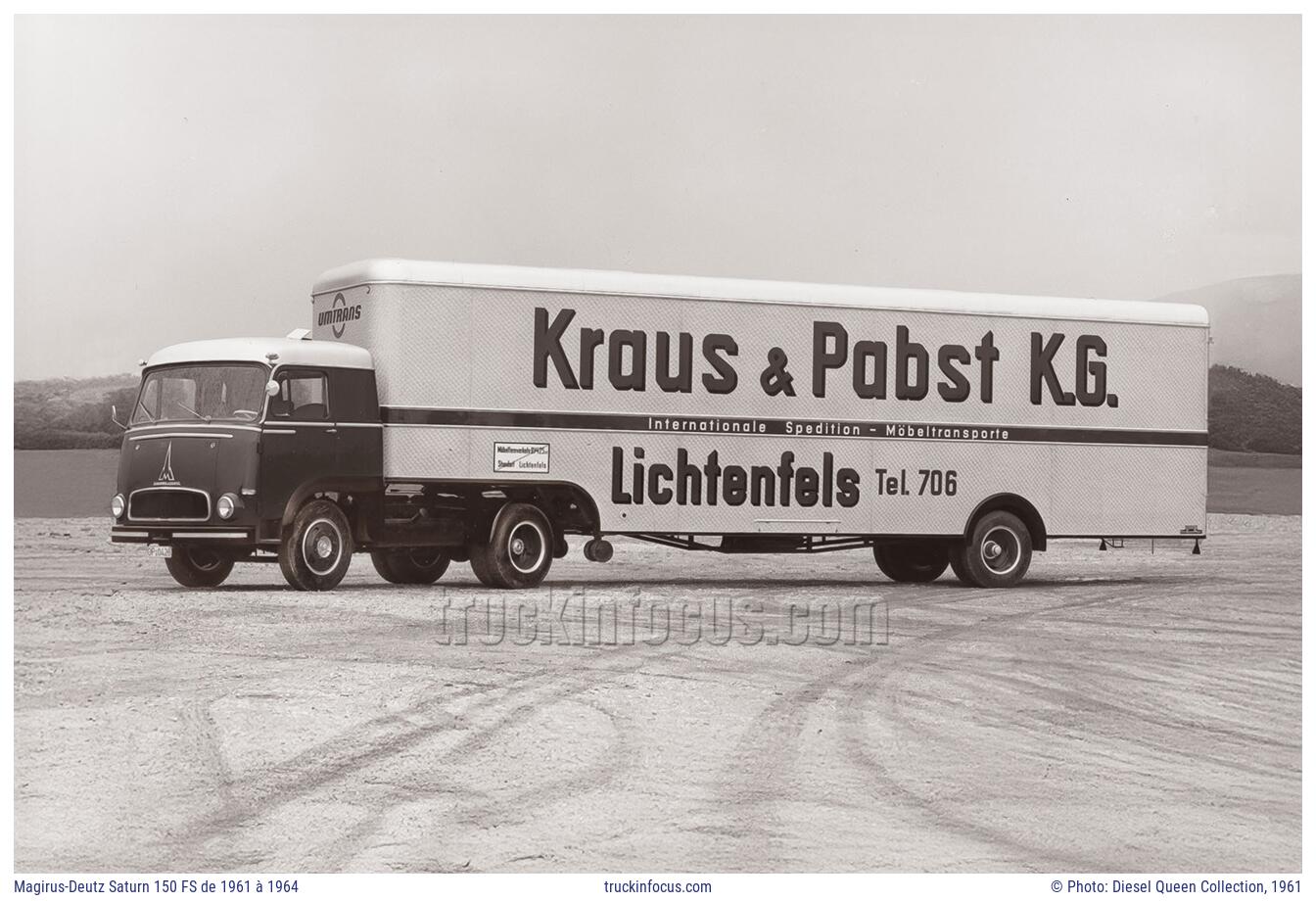 Magirus-Deutz Saturn 150 FS de 1961 à 1964 Photo 1961