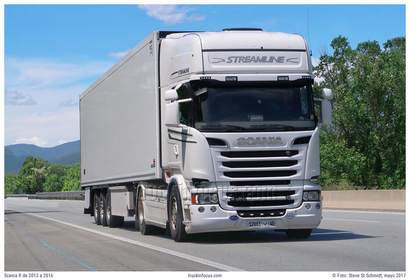 Scania R de 2013 a 2016 Foto mayo 2017