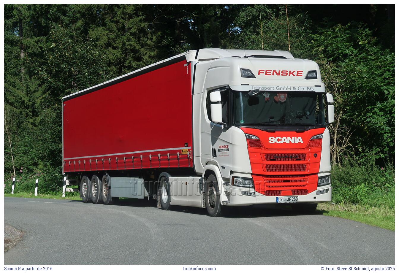 Scania R a partir de 2016 Foto agosto 2025