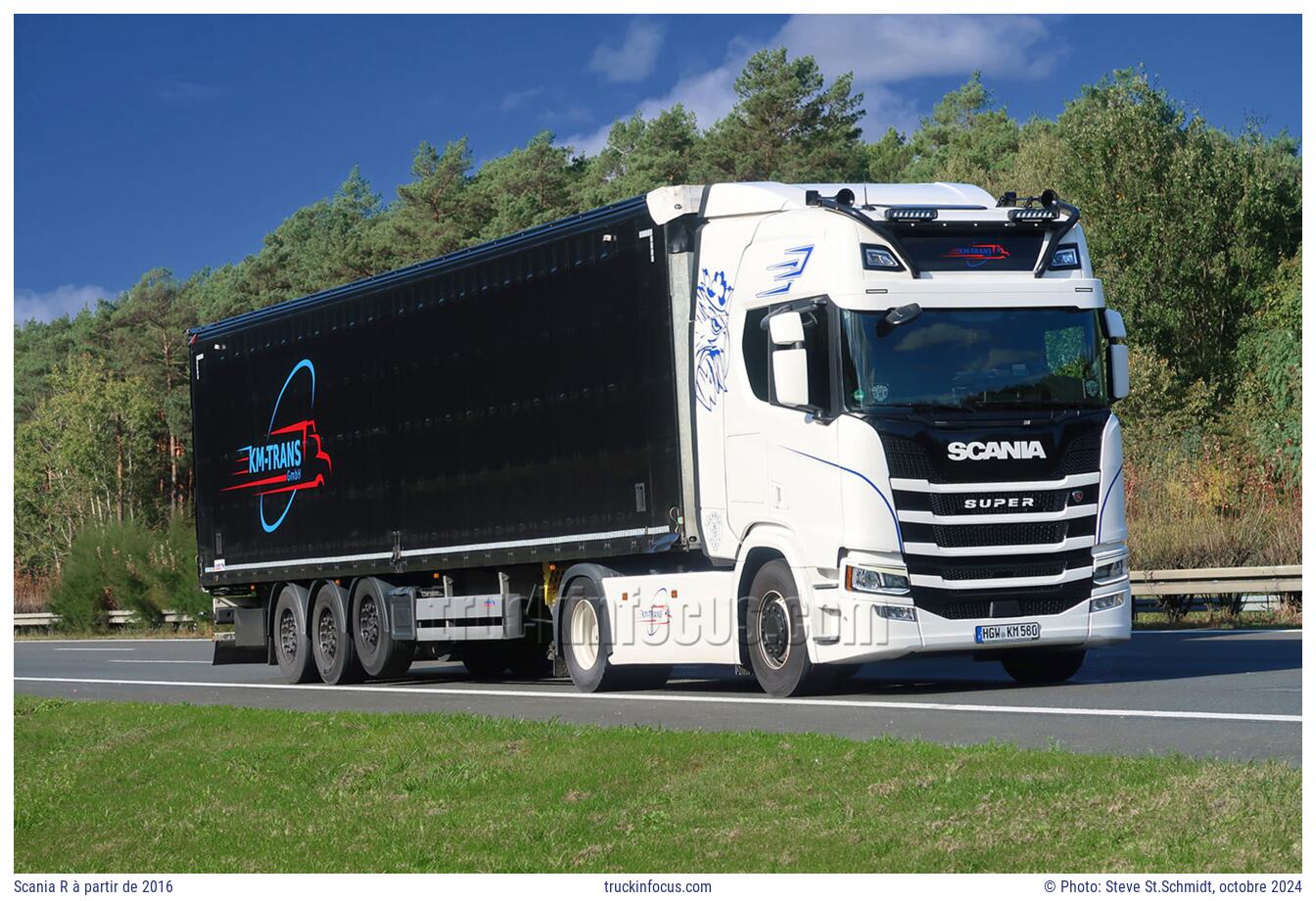 Scania R à partir de 2016 Photo octobre 2024