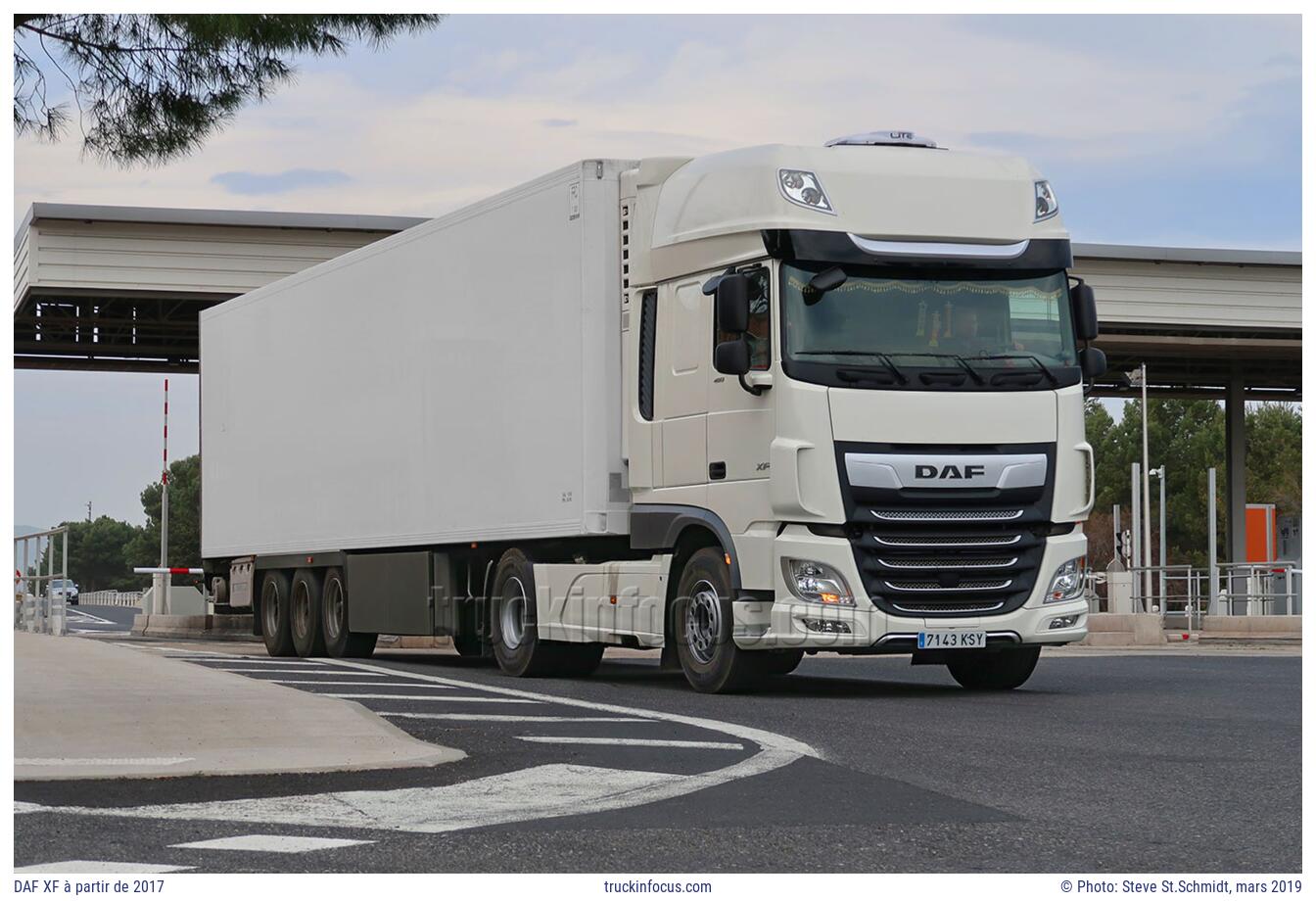 DAF XF à partir de 2017 Photo mars 2019