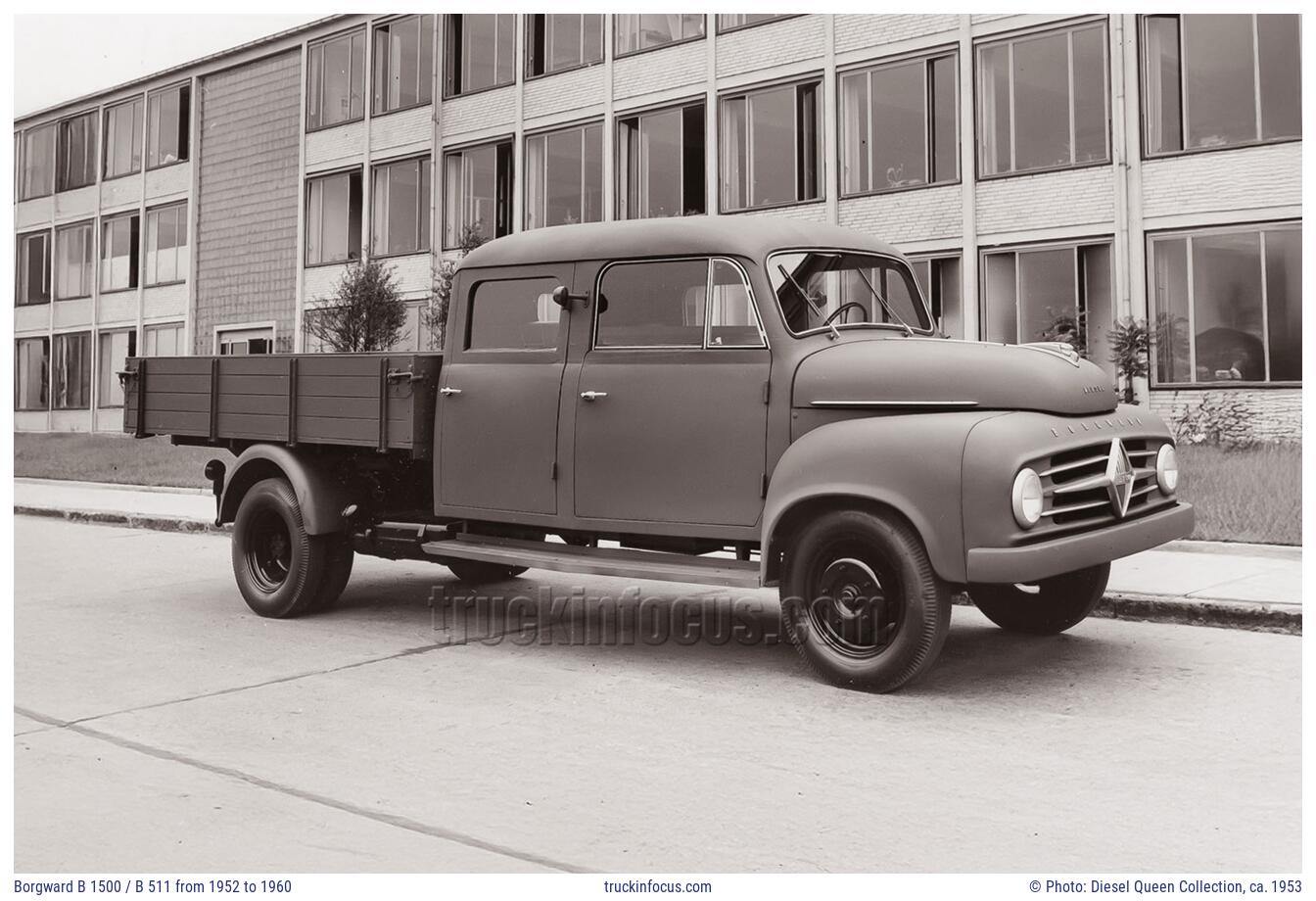 Borgward B 1500 / B 511 from 1952 to 1960 Photo ca. 1953