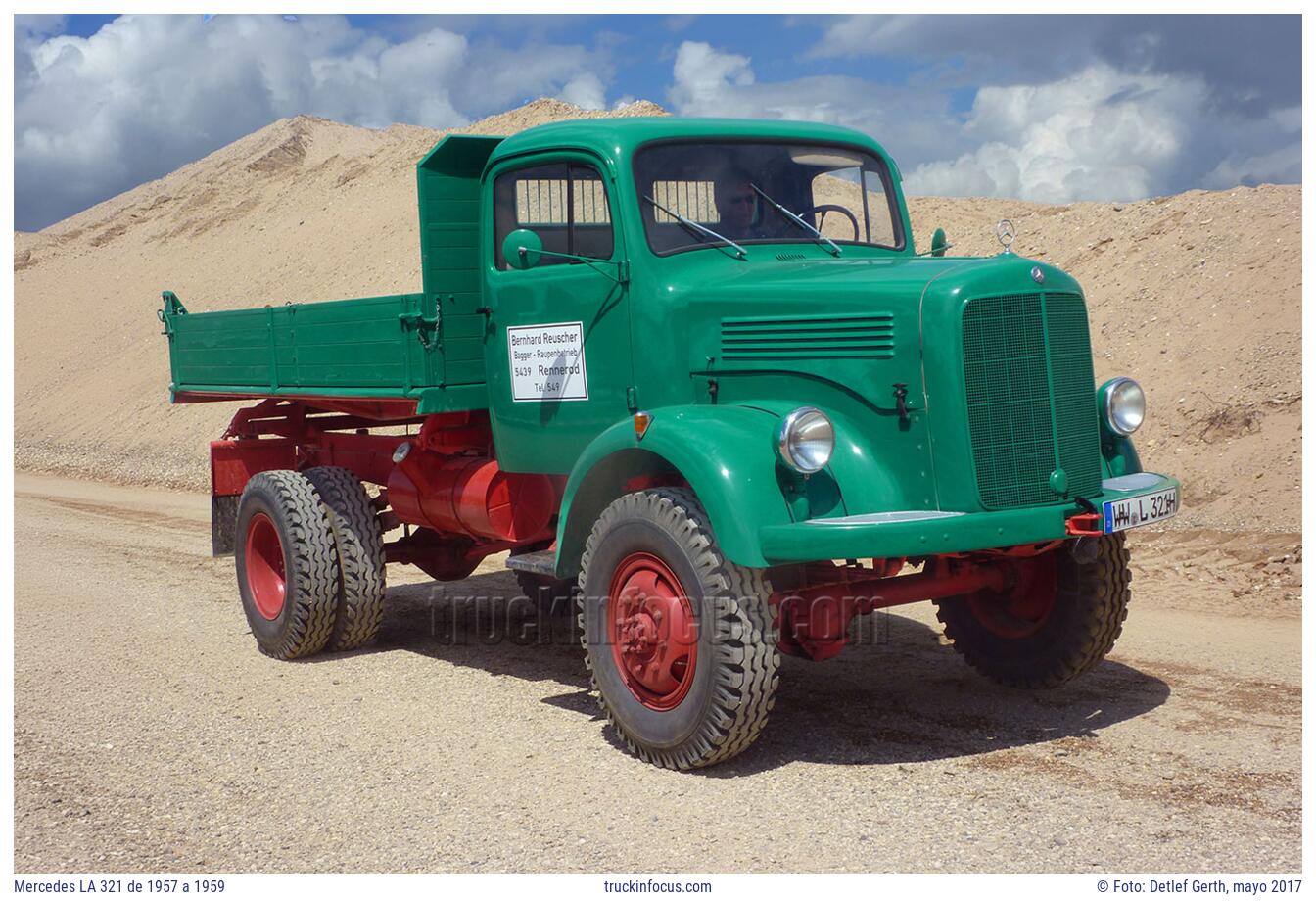 Mercedes LA 321 de 1957 a 1959 Foto mayo 2017