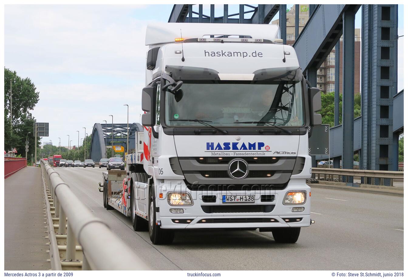 Mercedes Actros 3 a partir de 2009 Foto junio 2018