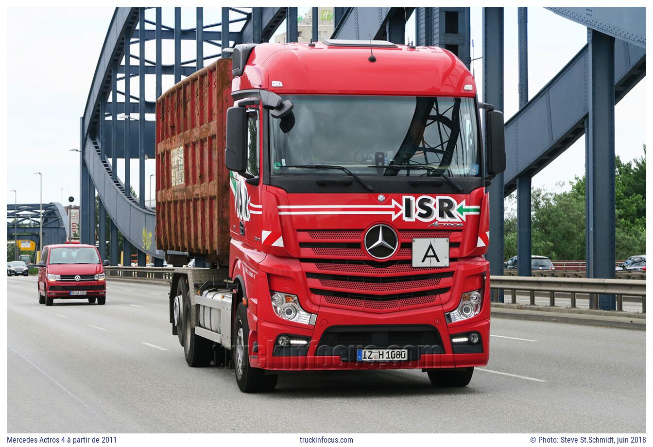 Mercedes Actros 4 à partir de 2011 Photo juin 2018