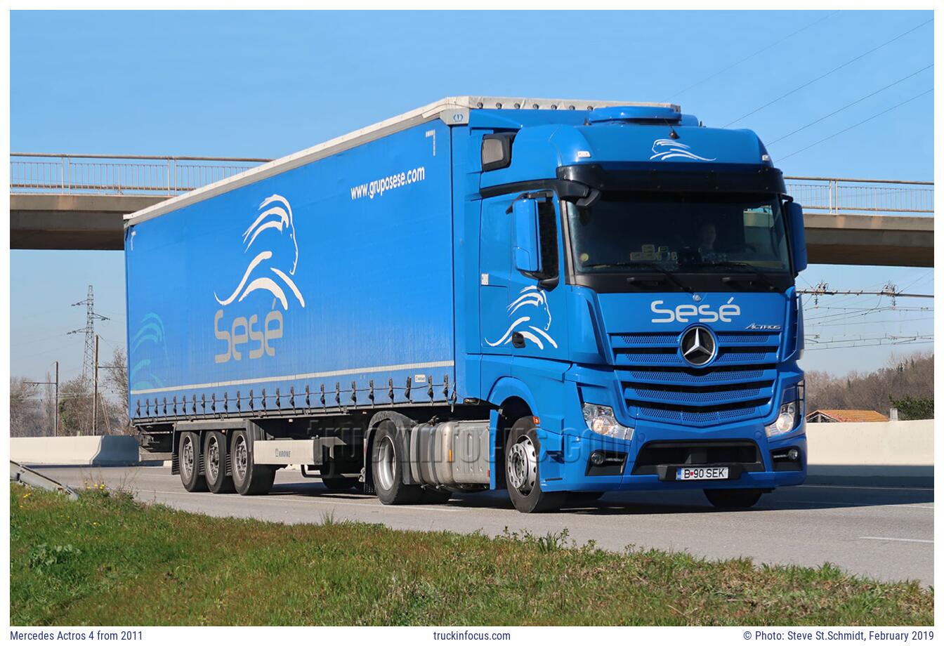 Mercedes Actros 4 from 2011 Photo February 2019