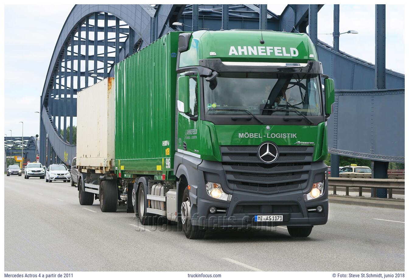 Mercedes Actros 4 a partir de 2011 Foto junio 2018