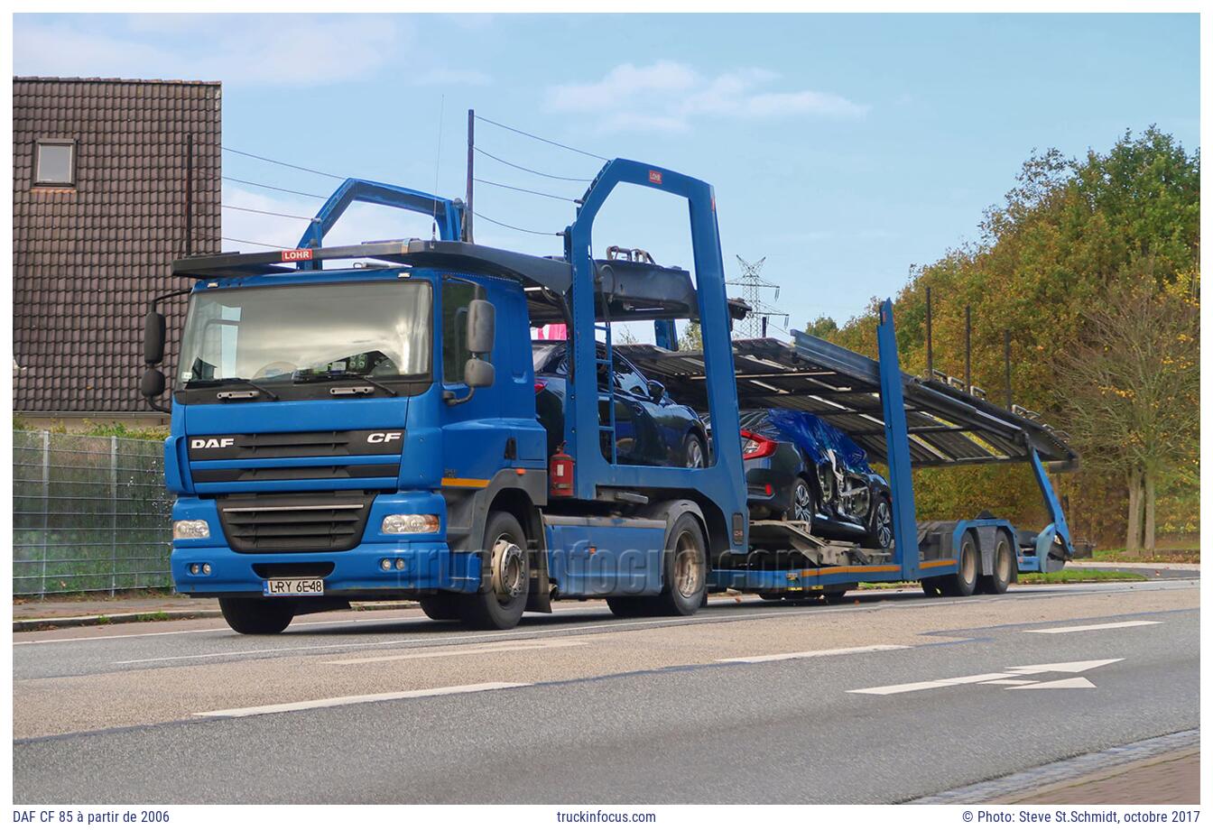 DAF CF 85 à partir de 2006 Photo octobre 2017