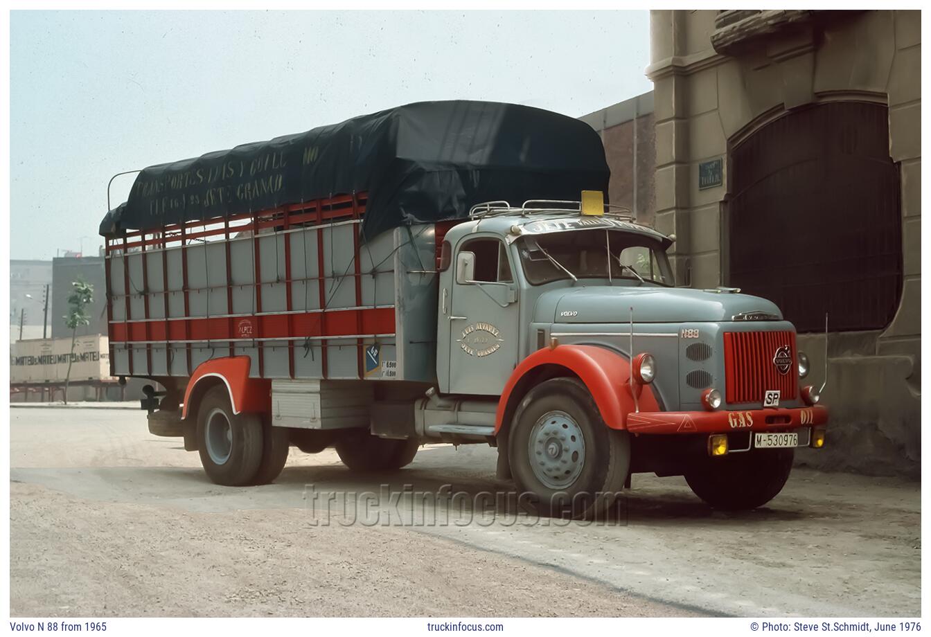 Volvo N 88 from 1965 Photo June 1976