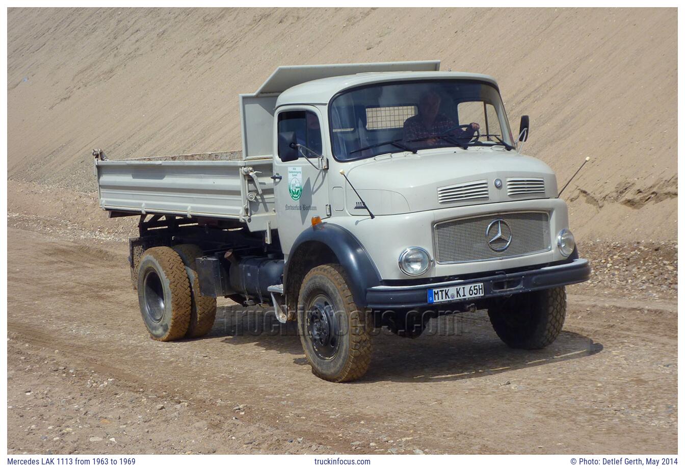 Mercedes LAK 1113 from 1963 to 1969 Photo May 2014