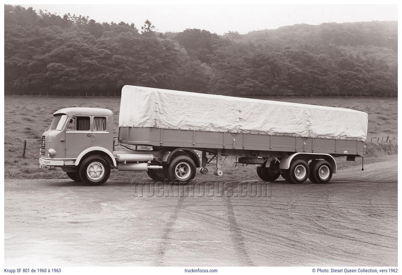 Krupp SF 801 de 1960 à 1963 Photo vers 1962