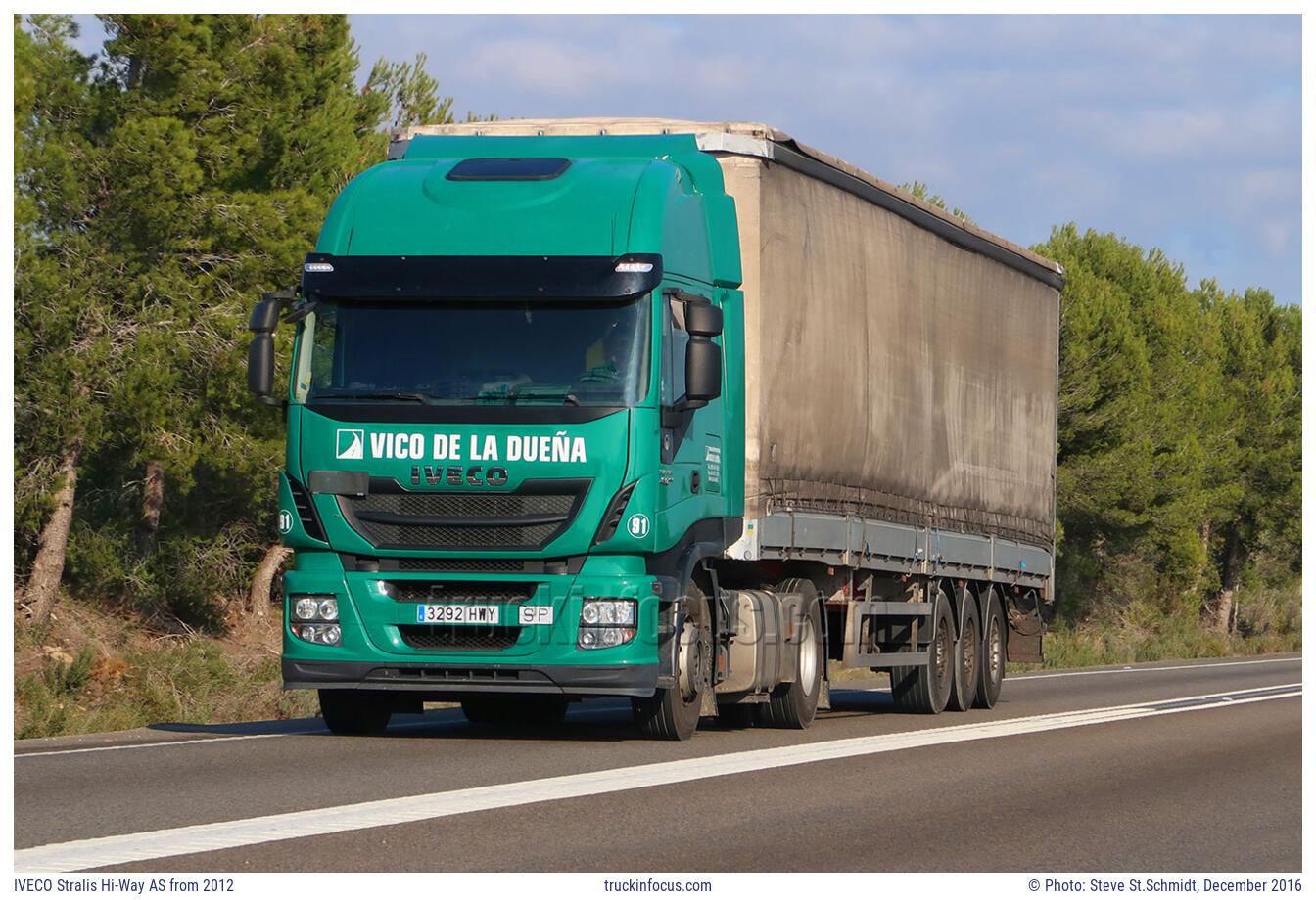 IVECO Stralis Hi-Way AS from 2012 Photo December 2016