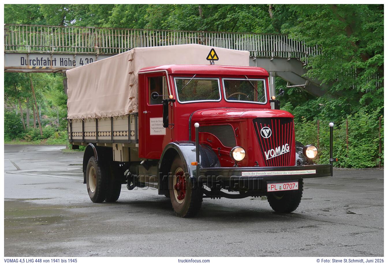 VOMAG 4,5 LHG 448 von 1941 bis 1945 Foto Juni 2026