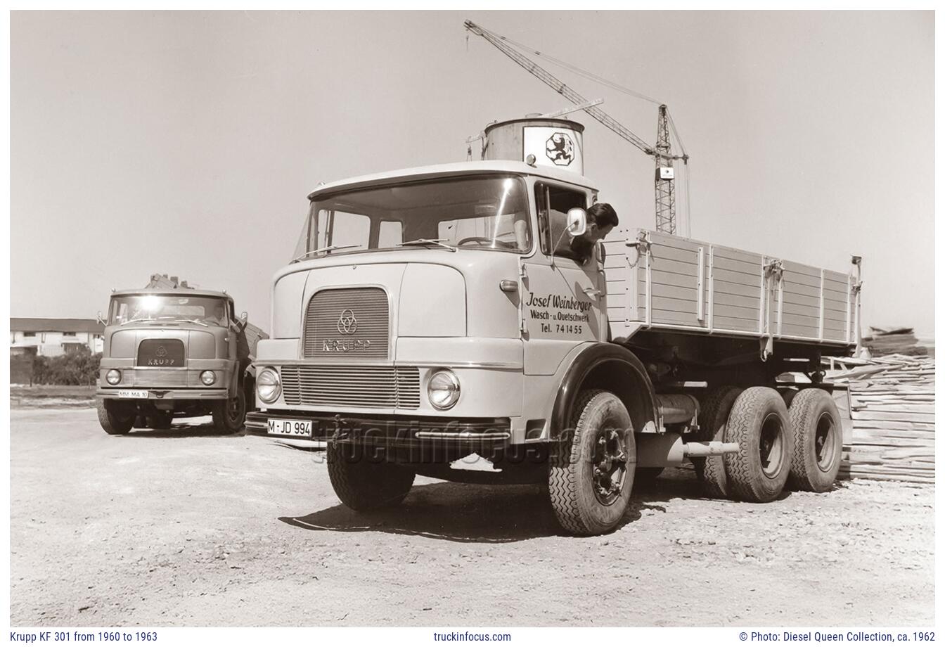 Krupp KF 301 from 1960 to 1963 Photo ca. 1962