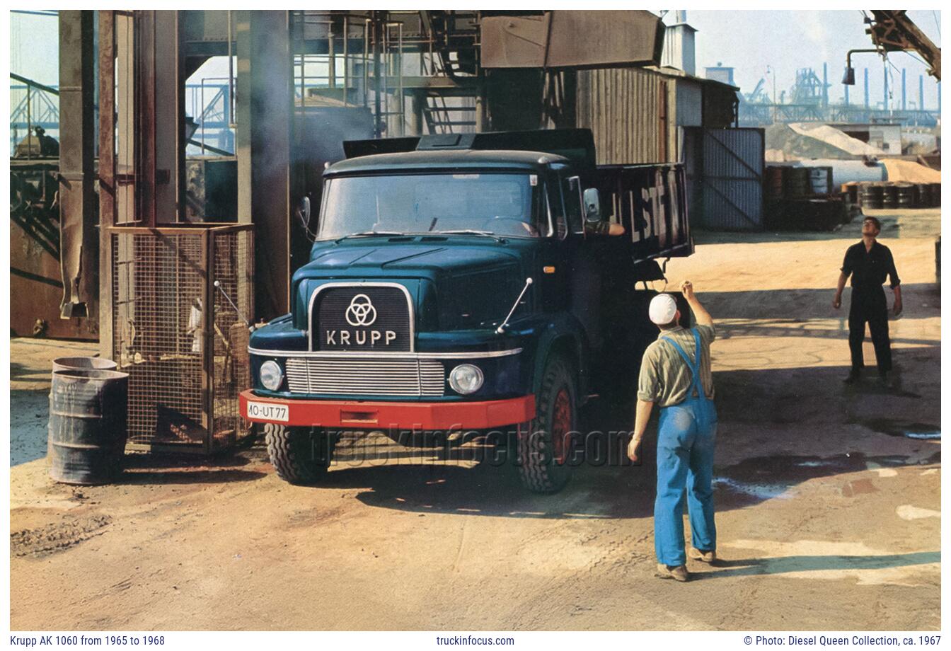 Krupp AK 1060 from 1965 to 1968 Photo ca. 1967