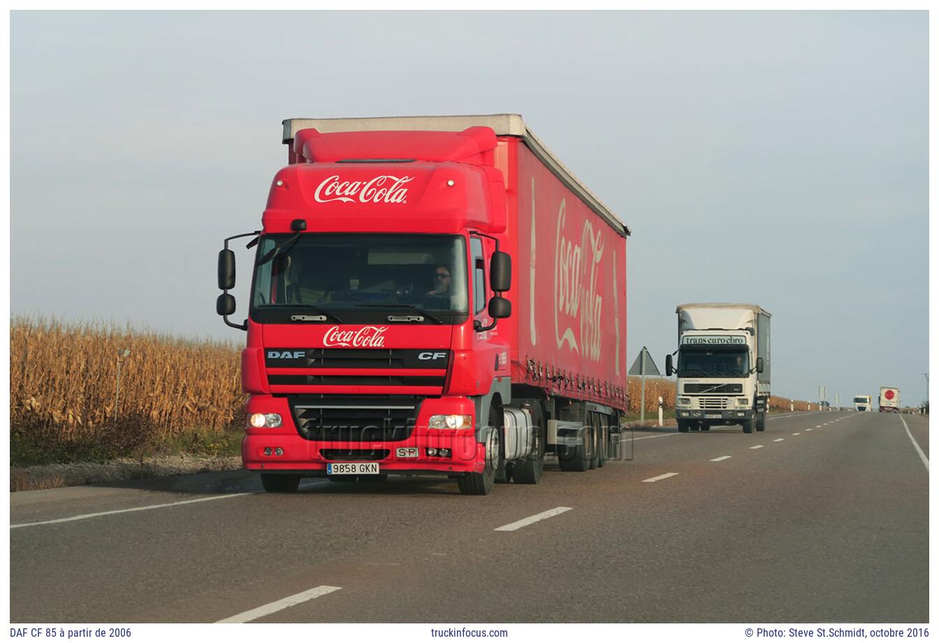 DAF CF 85 à partir de 2006 Photo octobre 2016