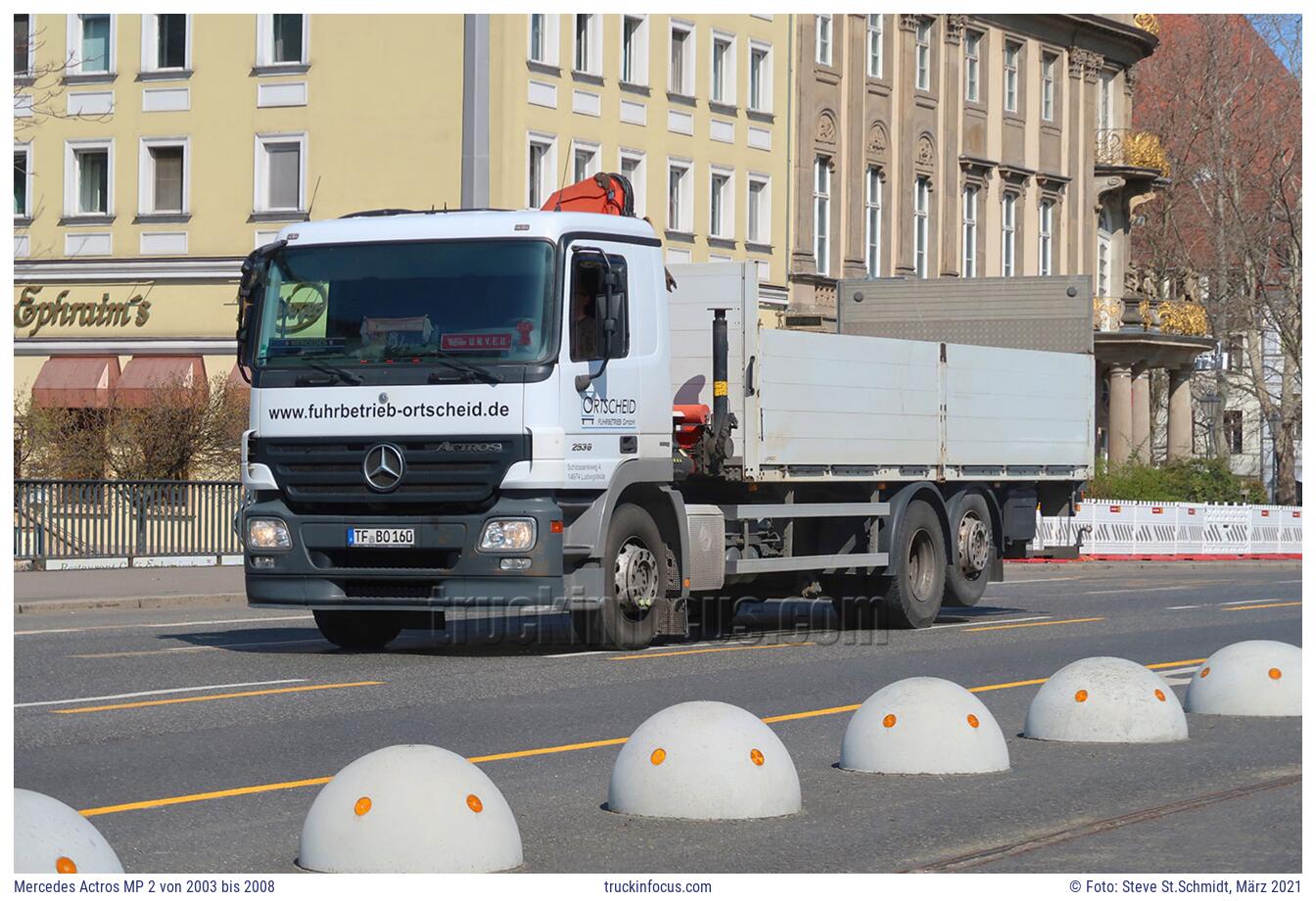 Mercedes Actros MP 2 von 2003 bis 2008 Foto März 2021