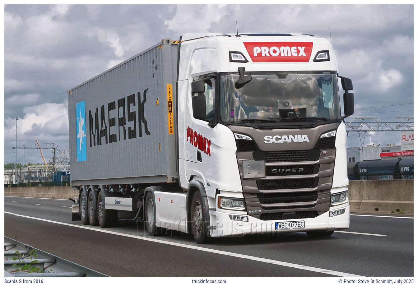 Scania S from 2016 Photo July 2025