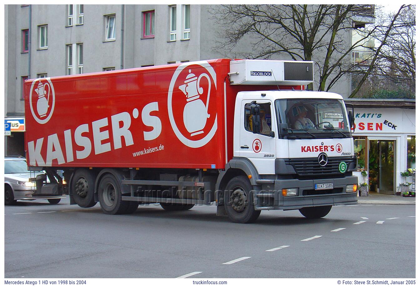 Mercedes Atego 1 HD von 1998 bis 2004 Foto Januar 2005