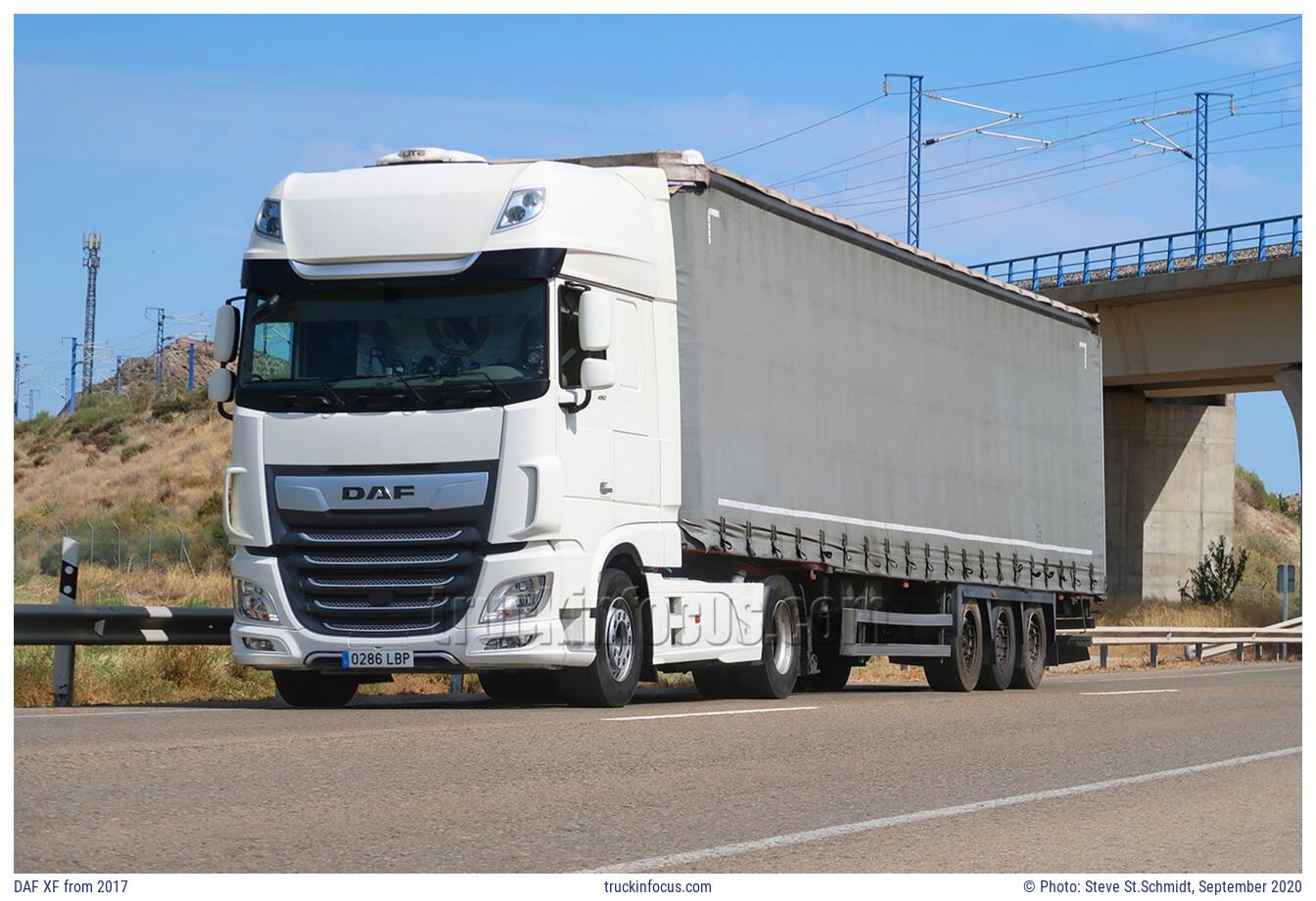 DAF XF from 2017 Photo September 2020