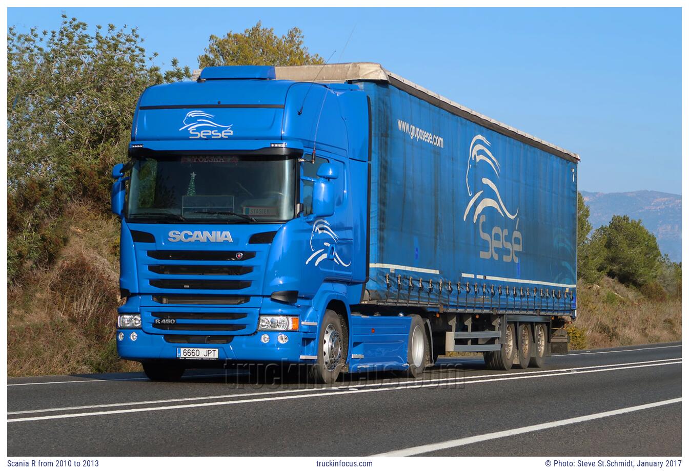 Scania R from 2010 to 2013 Photo January 2017