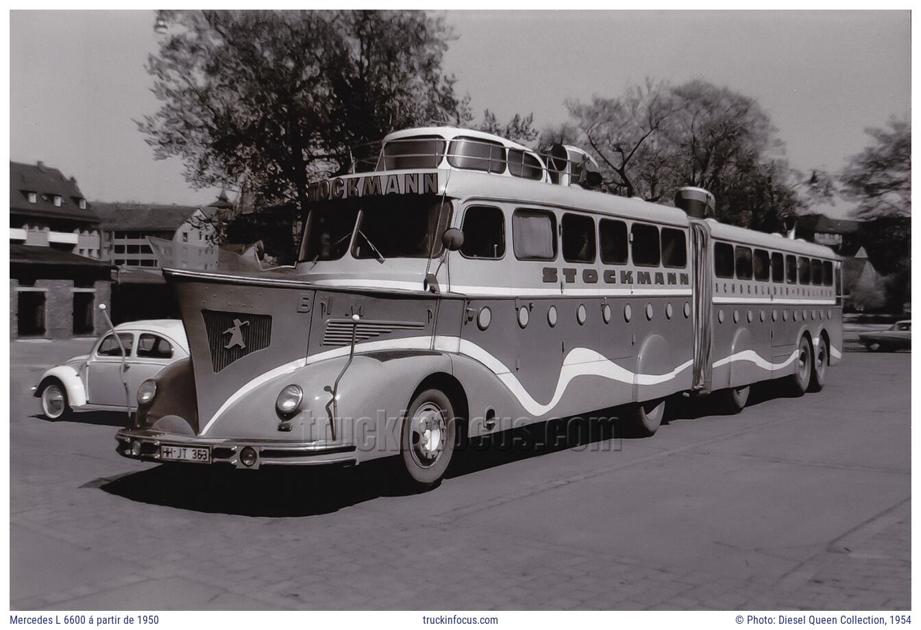 Mercedes L 6600 á partir de 1950 Photo 1954