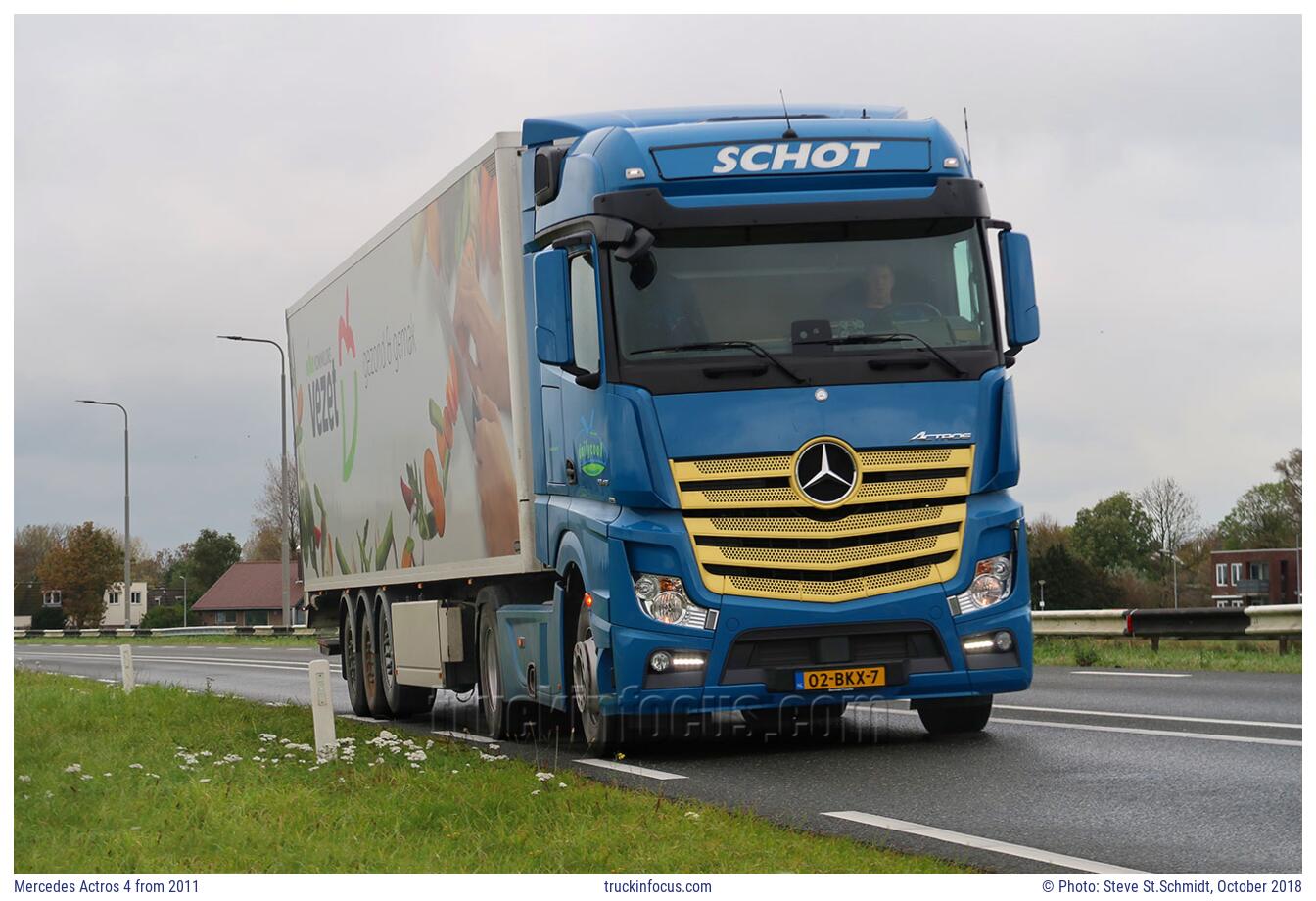 Mercedes Actros 4 from 2011 Photo October 2018