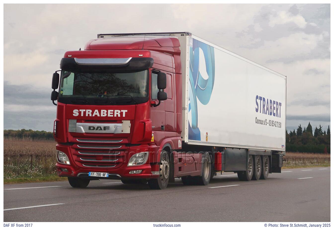 DAF XF from 2017 Photo January 2025