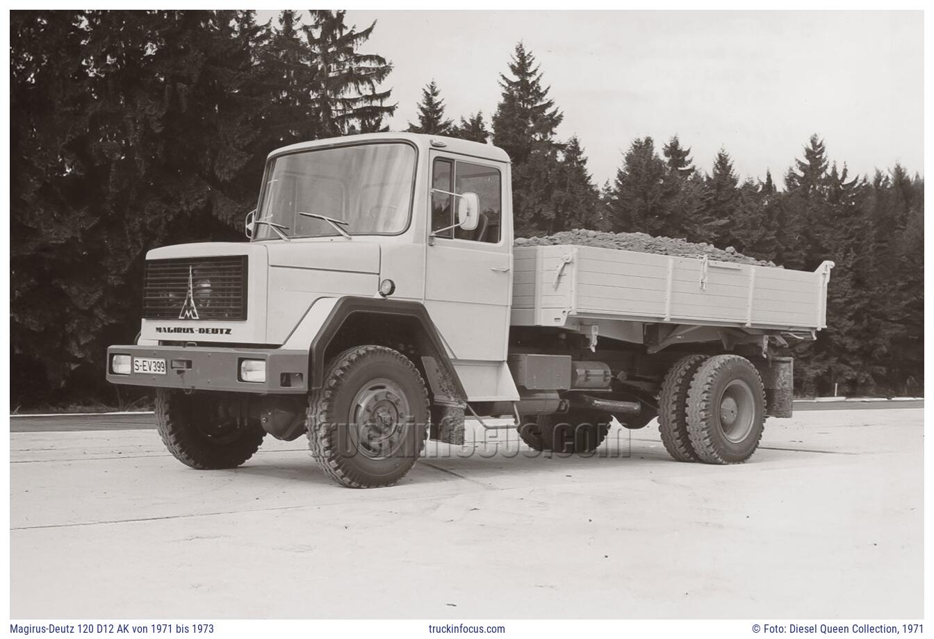 Magirus-Deutz 120 D12 AK von 1971 bis 1973 Foto 1971