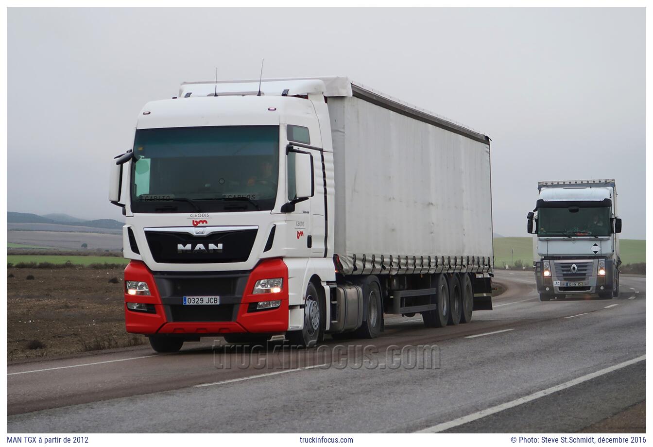 MAN TGX à partir de 2012 Photo décembre 2016