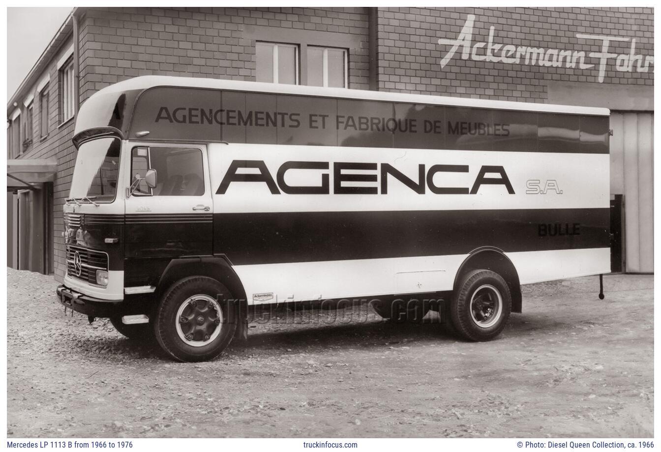 Mercedes LP 1113 B from 1966 to 1976 Photo ca. 1966