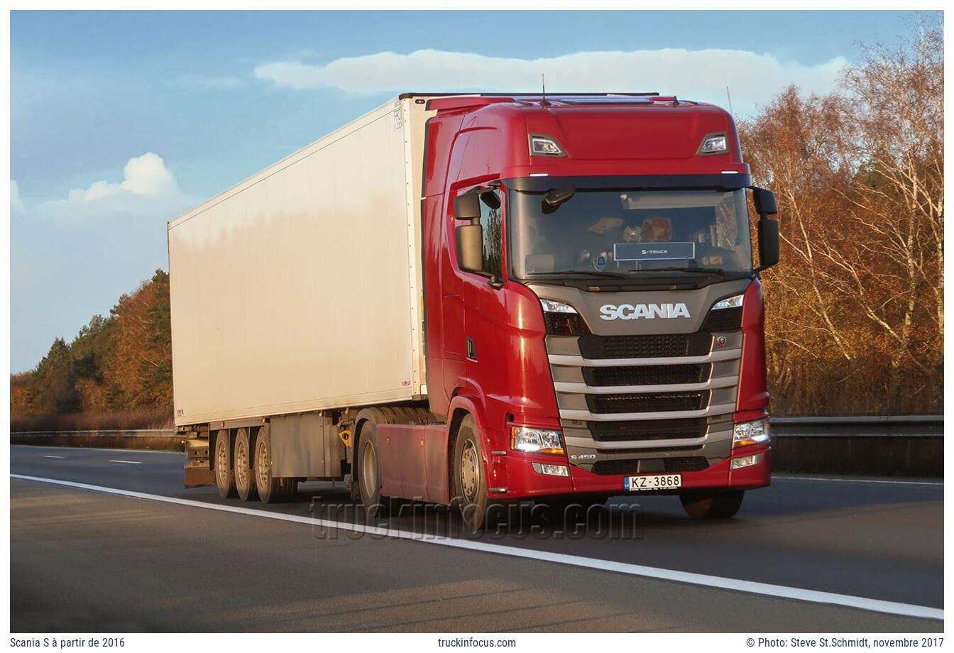 Scania S à partir de 2016 Photo novembre 2017