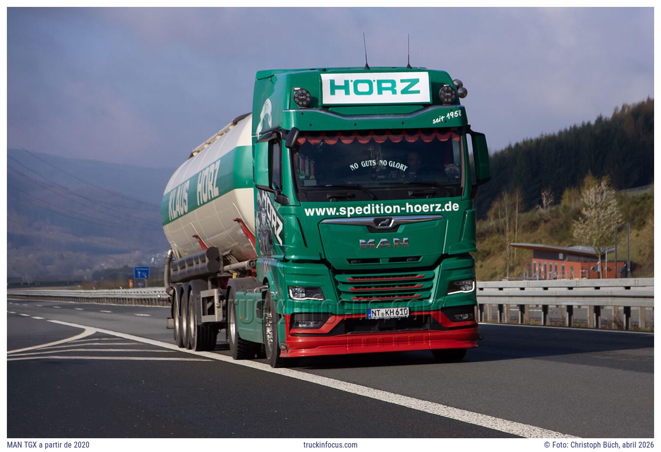 MAN TGX a partir de 2020 Foto abril 2026