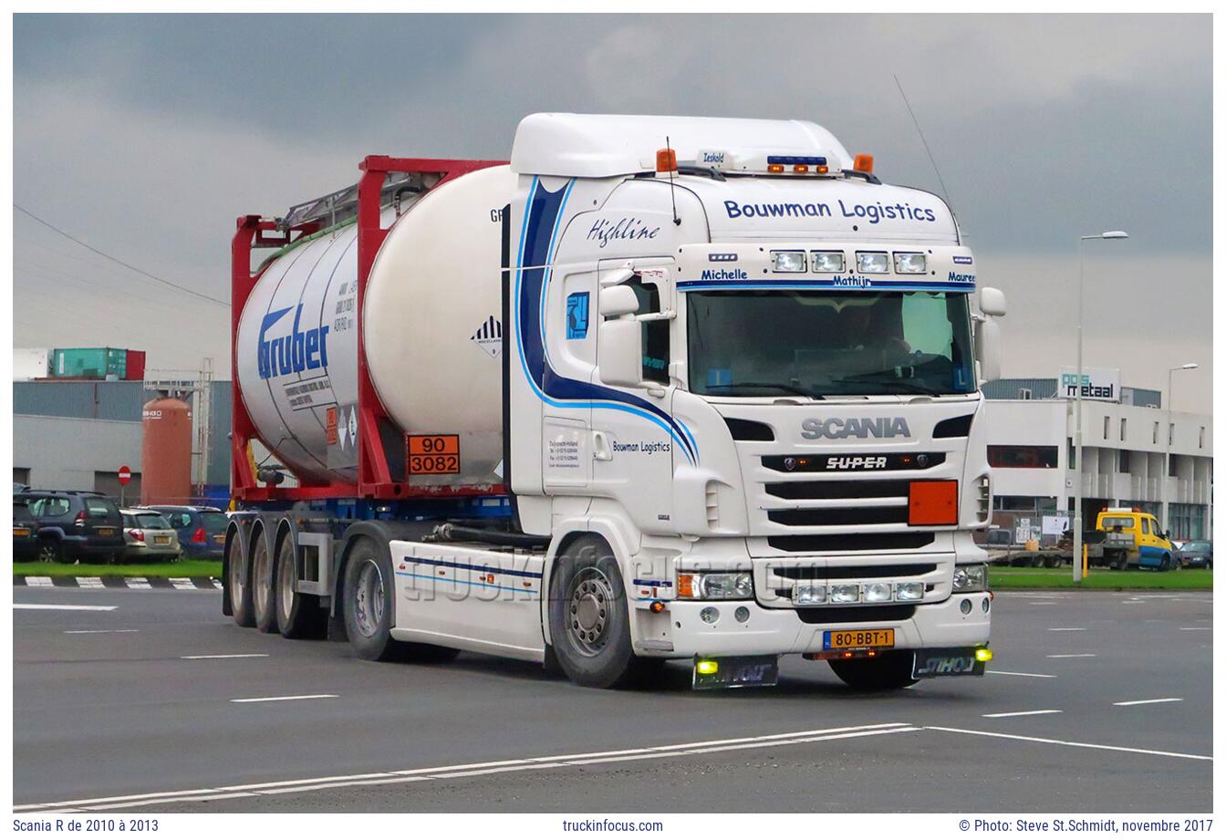 Scania R de 2010 à 2013 Photo novembre 2017
