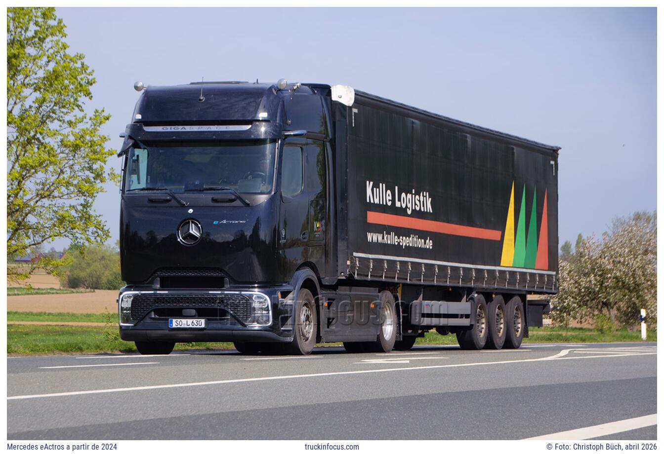 Mercedes eActros a partir de 2024 Foto abril 2026