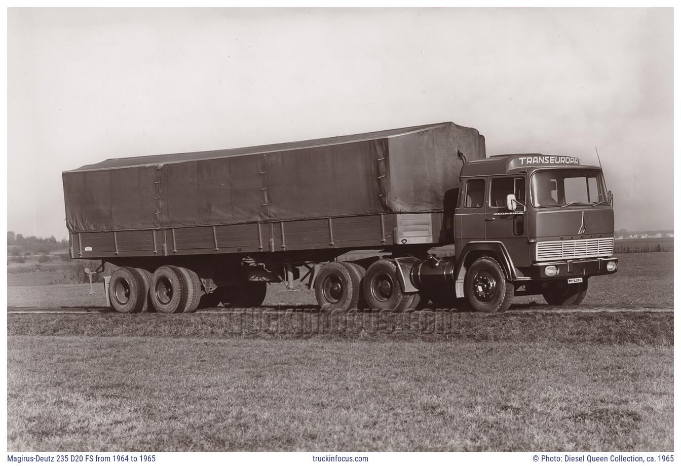 Magirus-Deutz 235 D20 FS from 1964 to 1965 Photo ca. 1965