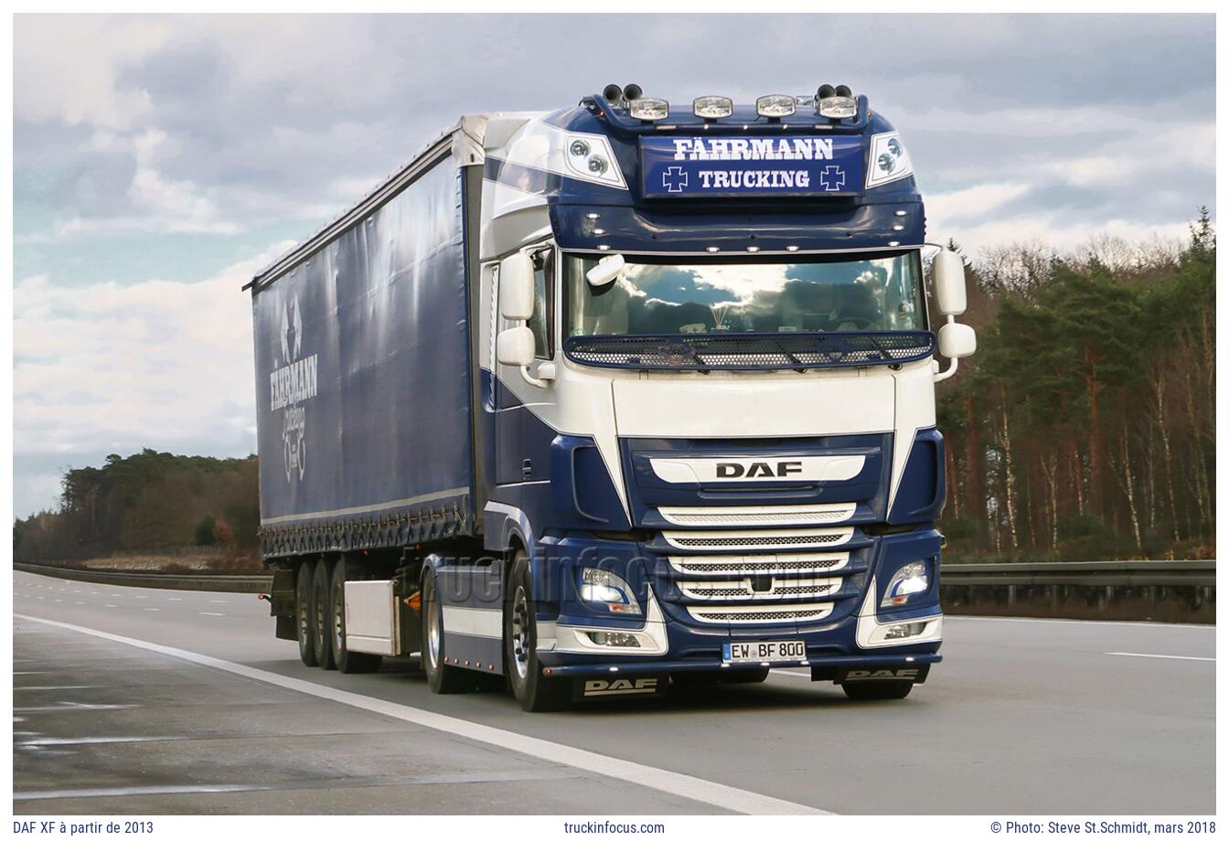 DAF XF à partir de 2013 Photo mars 2018