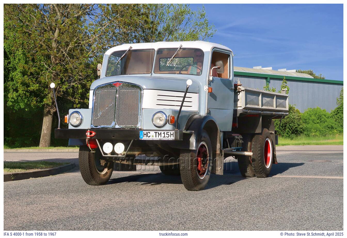 IFA S 4000-1 from 1958 to 1967 Photo April 2025