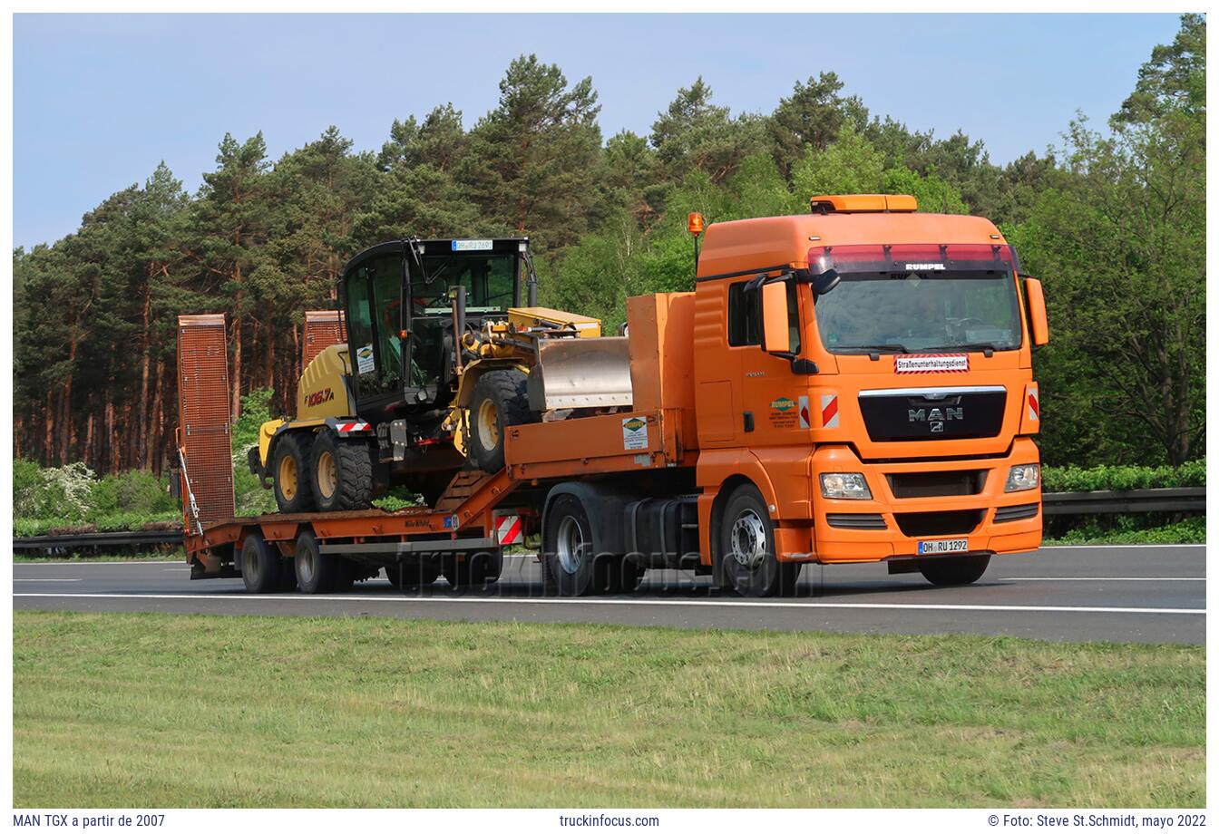 MAN TGX a partir de 2007 Foto mayo 2022