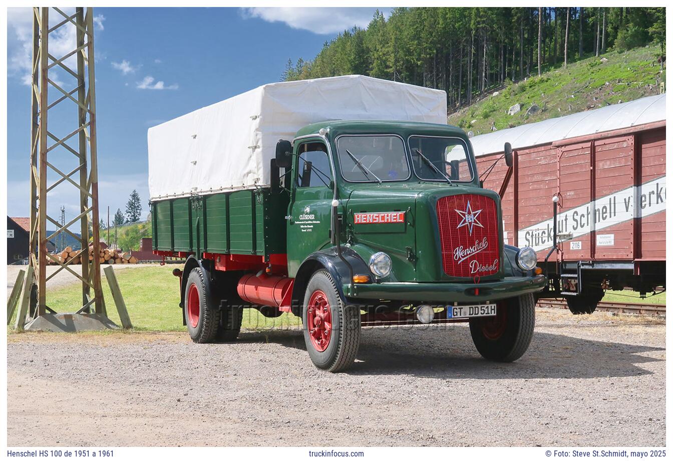 Henschel HS 100 de 1951 a 1961 Foto mayo 2025